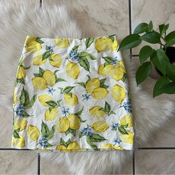 Talbots Lemon Miniskirt - Picture 1 of 6